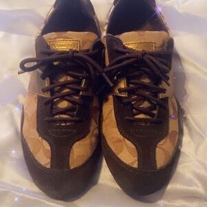 Coach Brown Sneakers women’s size 8 (used)